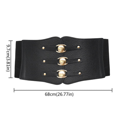 women's wide waist belts for dresses Elastic Wide Corset Belts For Women Waist Plus Size Belt Female Dress Waistband Big Stretch Cummerbunds Clothes Accessory camel Belt / 65x9.5 cm